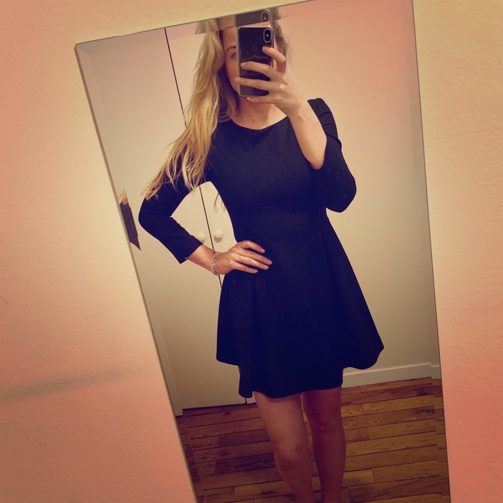 Cute little black dress from Zara